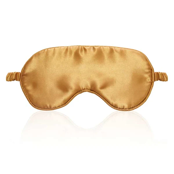 Sandalwood Sleep Mask & Gold Satin Sleep Mask Set - Image 3